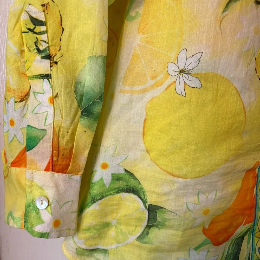 SOLD-Calypso St. Barth blouse - Picture 5 of 8